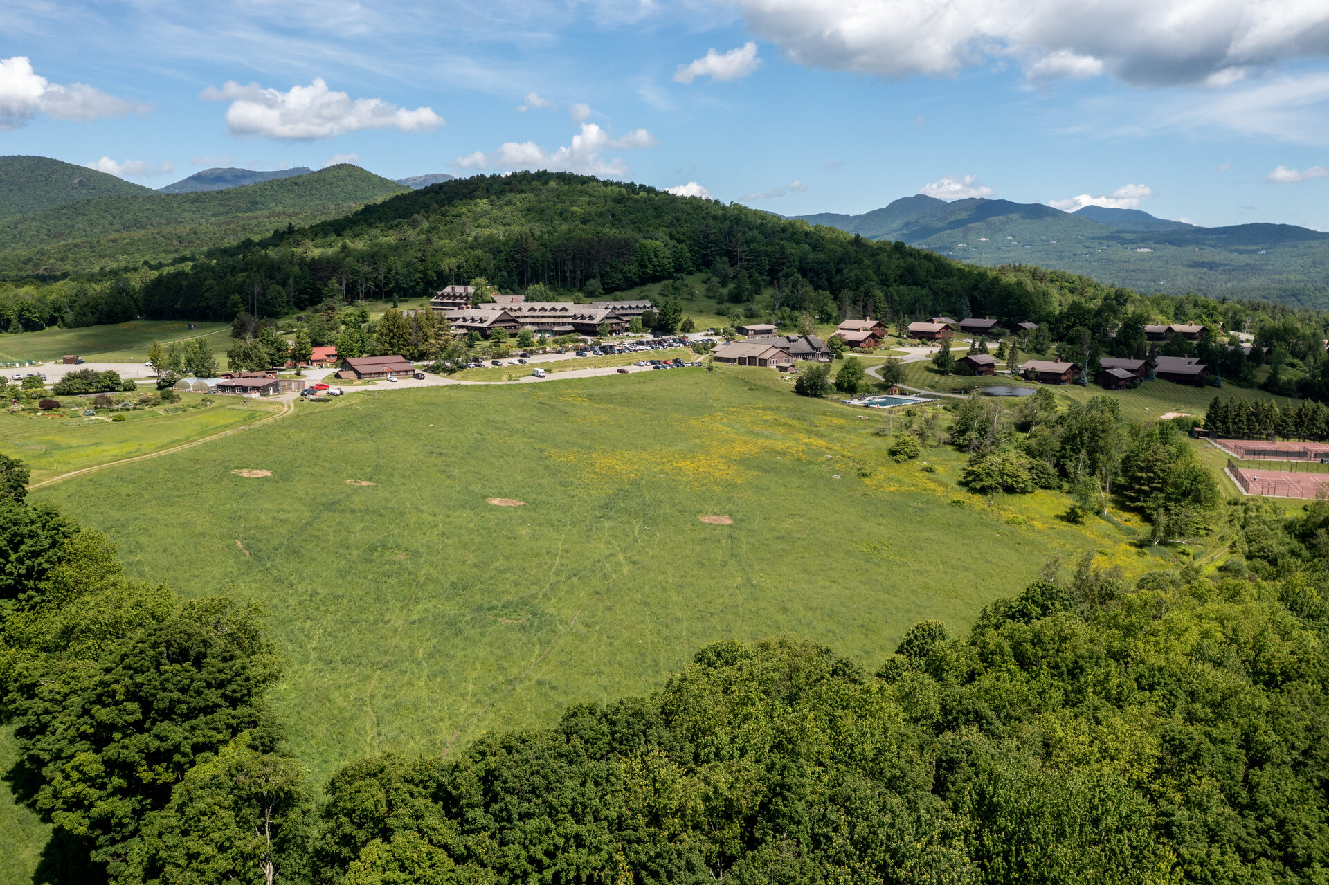 aerial view of property